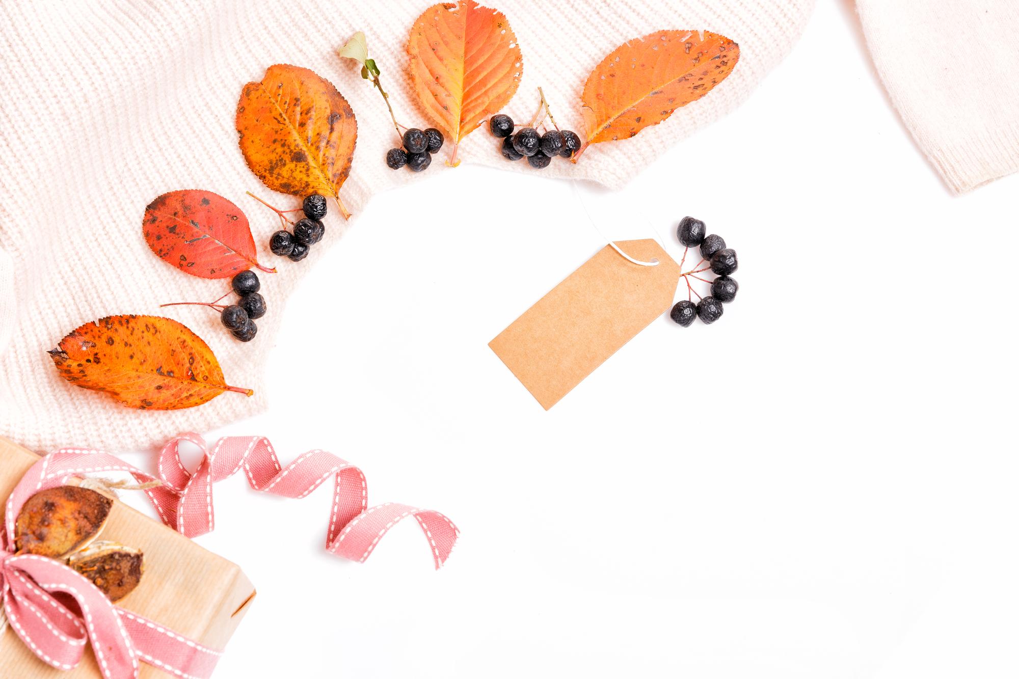 Subscription box with preserved goods and recipe card